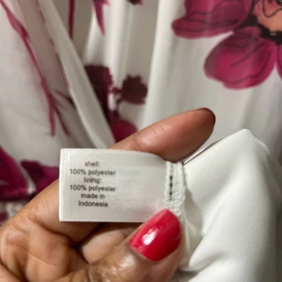 Lane Bryant size 28 floral summer dress elastic waist with belt lined - Picture 15 of 17